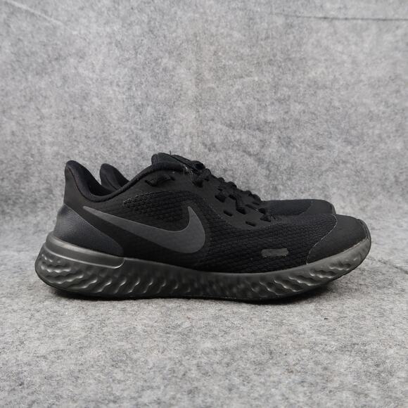 Nike Shoes Kids 4.5 Athletic Trainer Revolution Sneaker Black Active Sport Youth - Picture 1 of 13